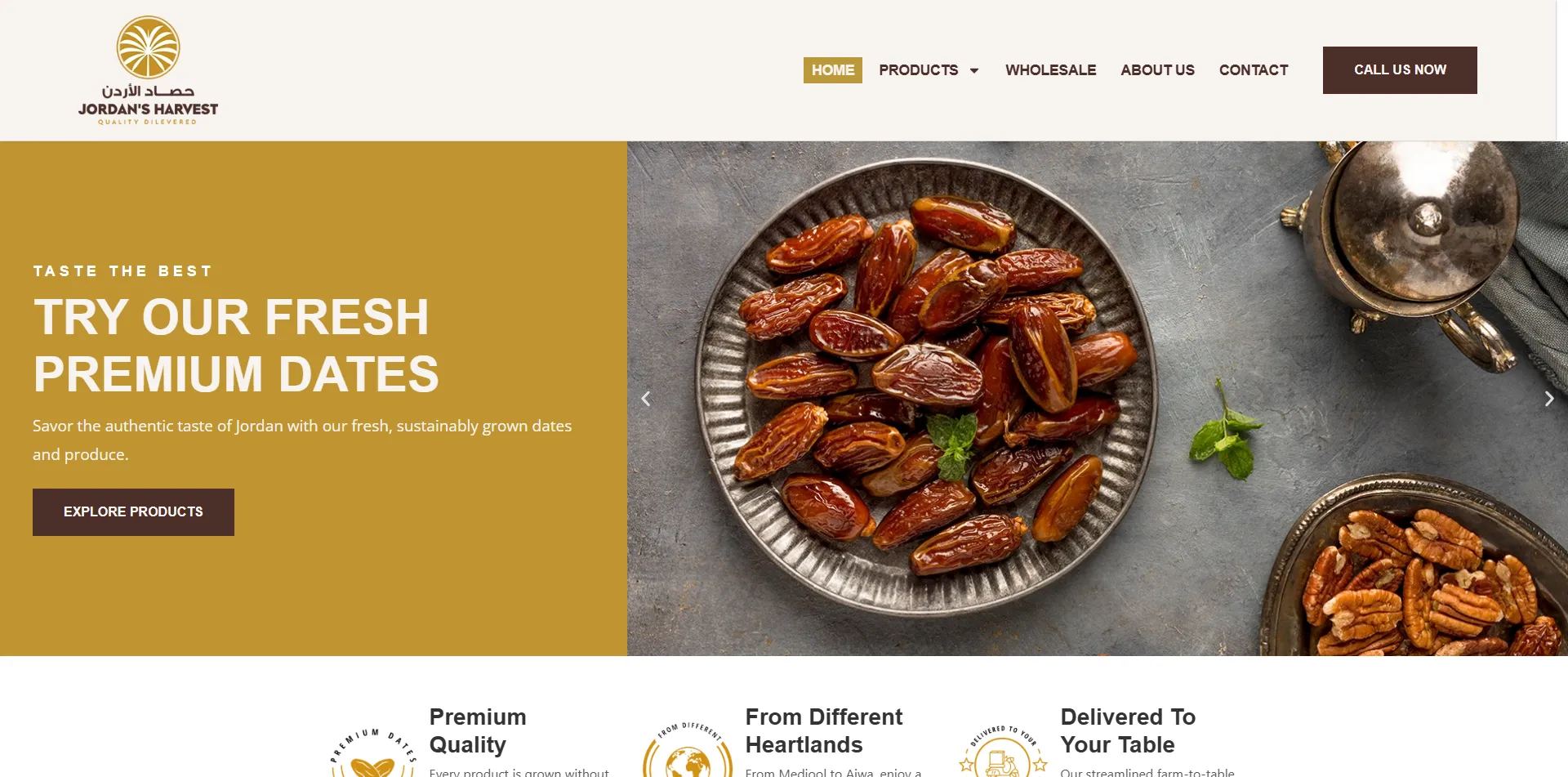 Jordan Harvest project screenshot